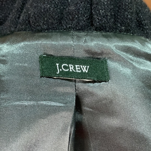 Ruffle detail J. Crew pea coat - Picture 8 of 9